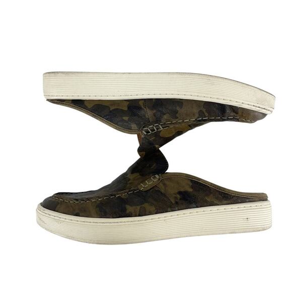 SOFFT Somers III Slide Slip On Sneaker Camo Leather Mule Size 8.5 - Picture 4 of 11